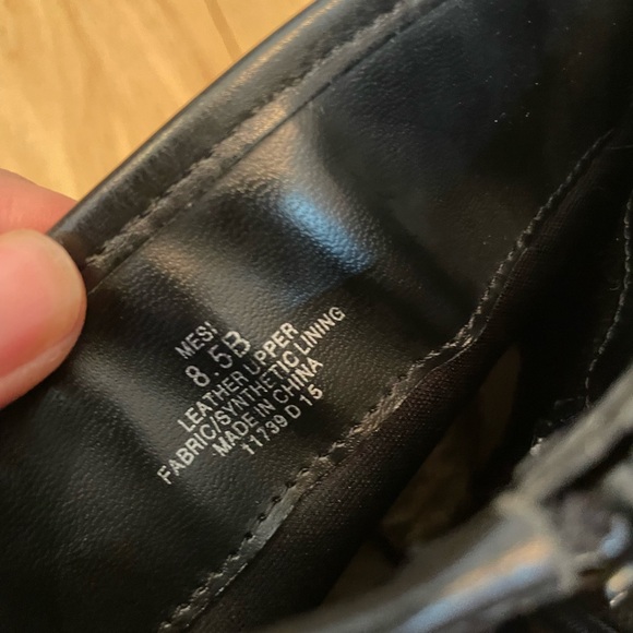 Ralph Lauren Black Leather Boots with Buckles Women Size 8.5 - Picture 4 of 7